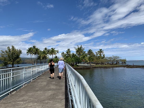ハワイ島ヒロ リリウオカラニ公園とココナッツアイランドを散策